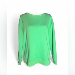 Ocean Drive Vibrant Lime Green Women's Sweater